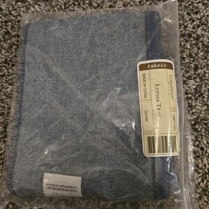 Longaberger Blue Denim Letter Tray Liner 13" x 10" x‎ 5 Liner Only NEW
